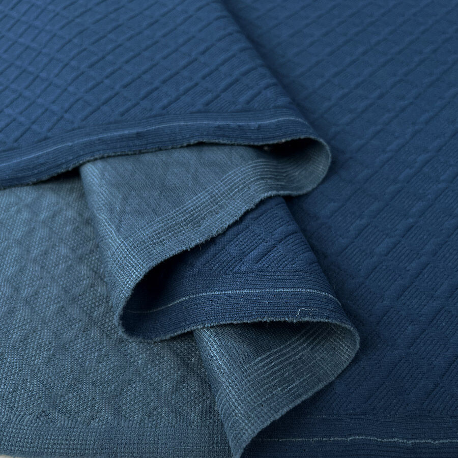 Double Trouble - Jacquard Jersey - Teal