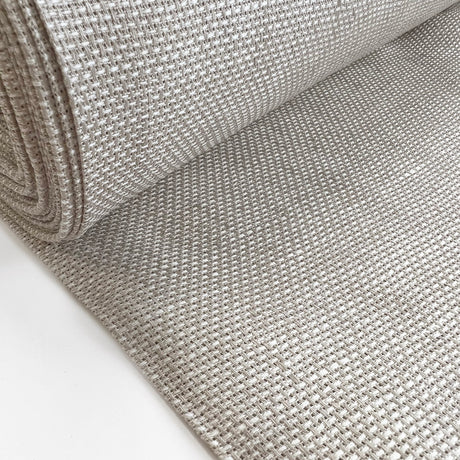 Dove Grey 100 Percent Linen  Dress Fabric Let Loose Light Beige Bolt