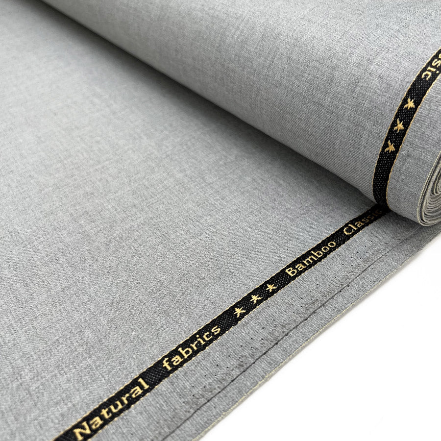Draper - Organic Bamboo Blend Suiting - Grey