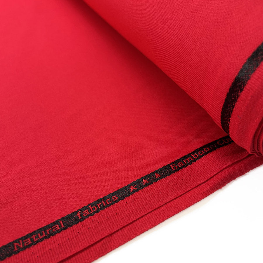 Draper - Organic Bamboo Blend Suiting - Red