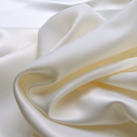 Duchess Ivory Ivory Duchess Satin Dress Fabric Cu2