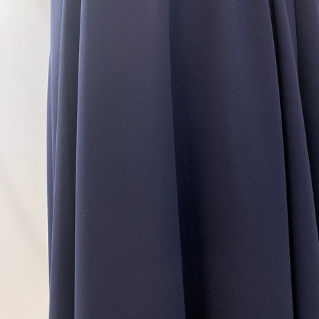 Dynasty Navy Two Way Stretch Drapey Polyester Spandex Suiting Fabric Drape
