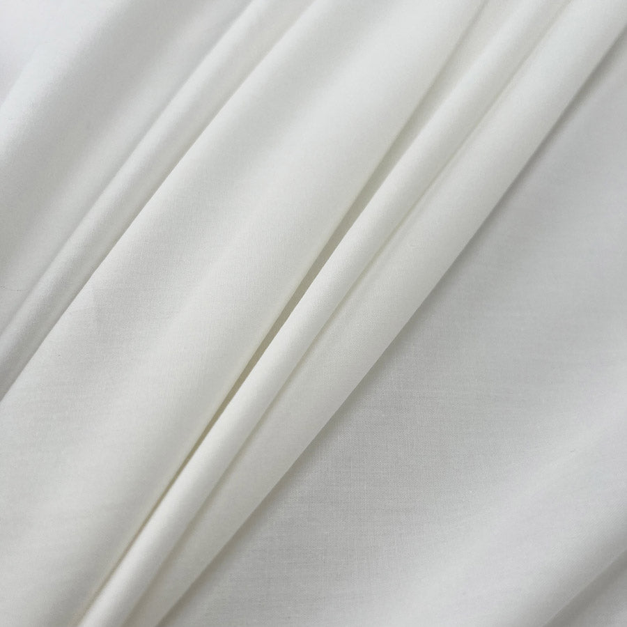 Egyptian Cotton Luxury Sheeting Ivory Soft Wide Width Bed Linen Fabric