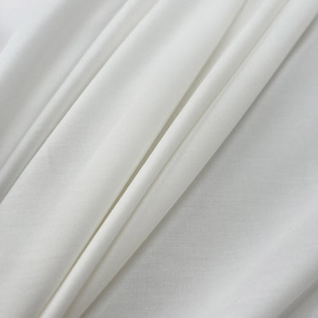 Egyptian Cotton Luxury Sheeting Ivory Soft Wide Width Bed Linen Fabric