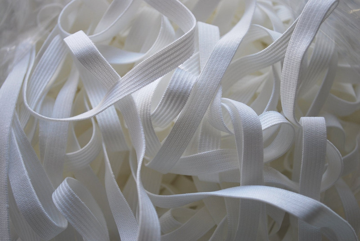 Elastic - White (7mm)