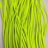 Elastic Round Cord - Fluorescent Yellow (2.5mm)