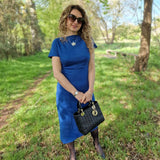 Luxury Ponte - Petrol Blue