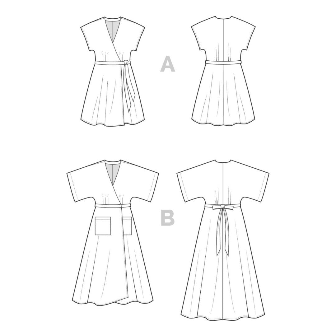 Elodie Wrap Dress By Closet Core Patterns Ccfp23 11