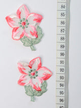 Embroidered Patch - Pink Flower