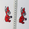 Embroidered Patch - Red Rabbit