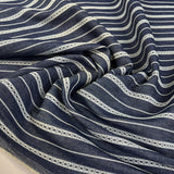 Embroidered Denim Chambray - Indy