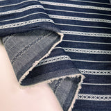 Embroidered Denim Chambray - Indy