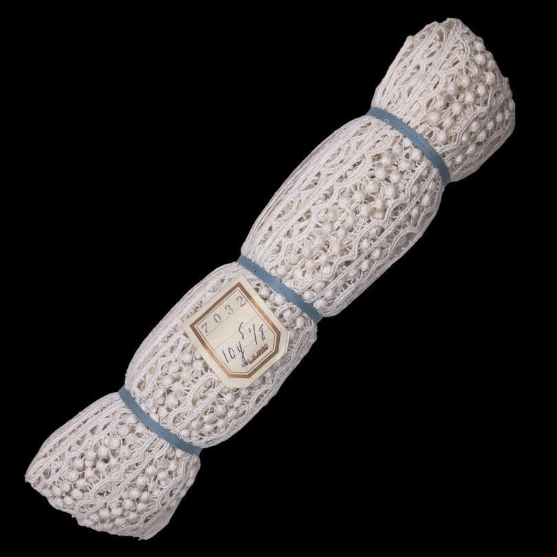 Embroidered French Lace Trim Off White Bundle