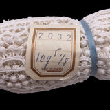 Embroidered French Lace Trim - Off White