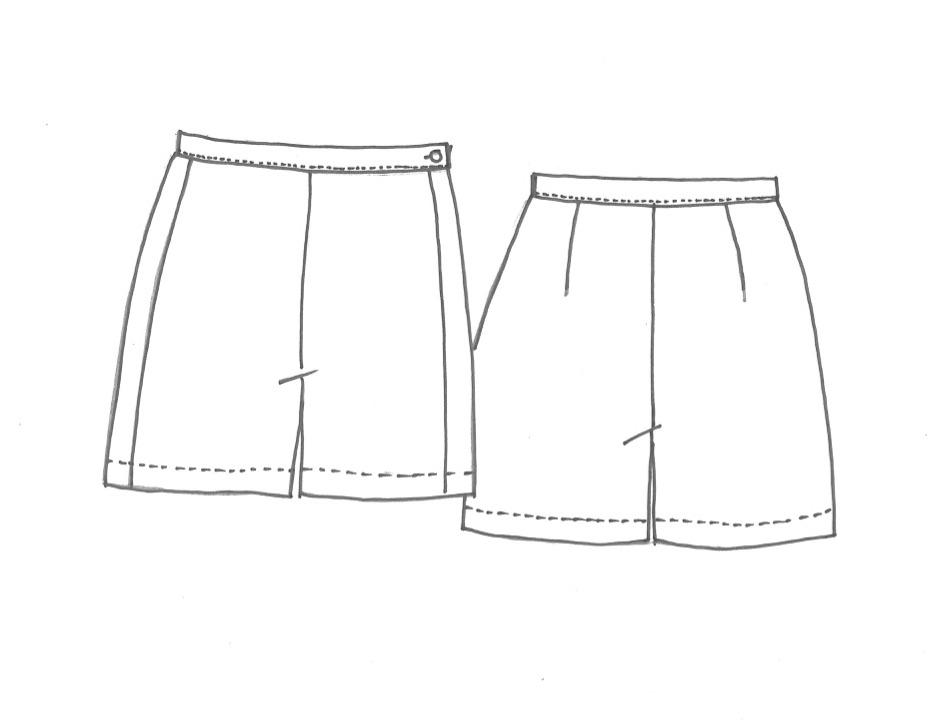 Tessuti - Esther Shorts Sewing Pattern (UK 6-16)