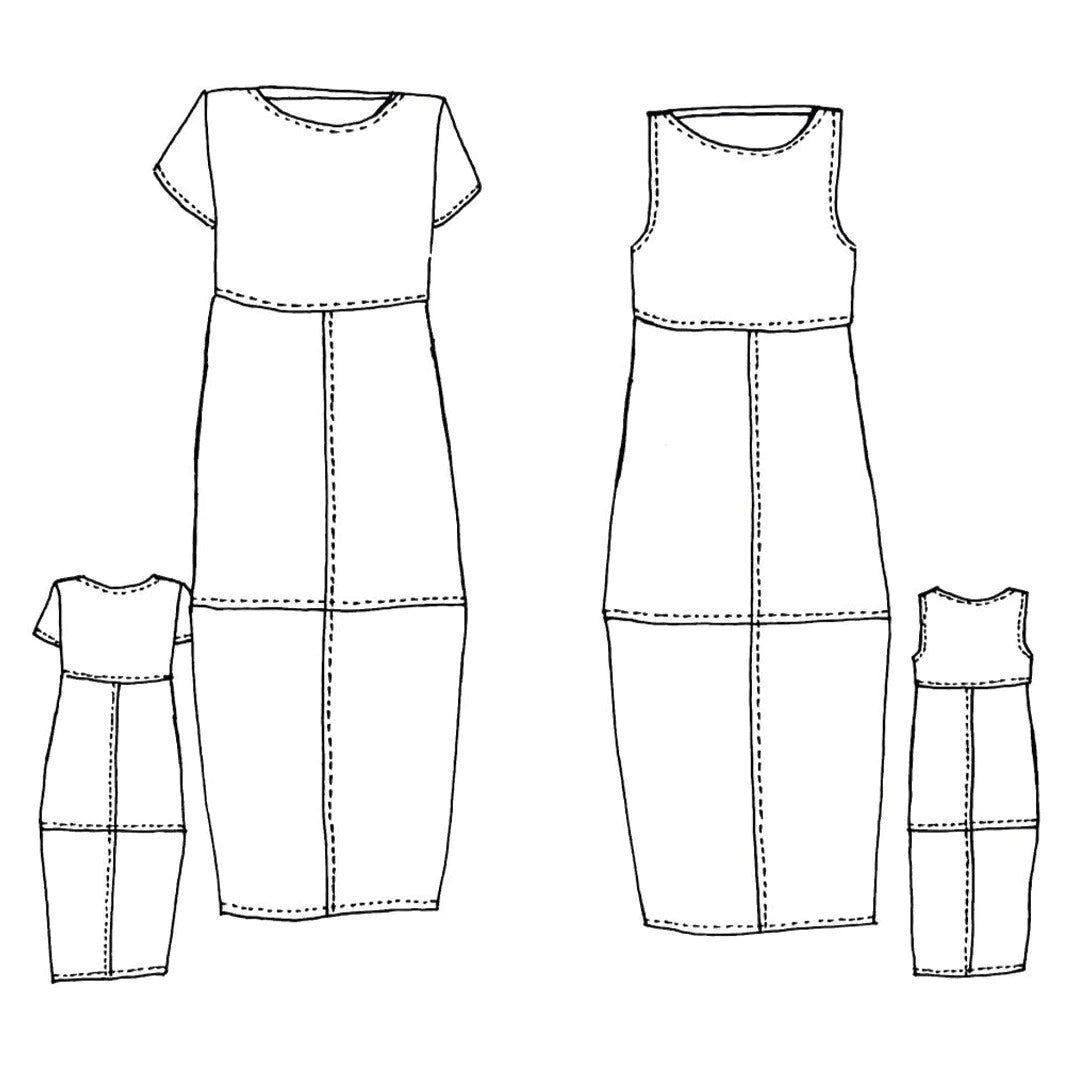 Tessuti - Eva Dress Pattern (UK XXS-XL)