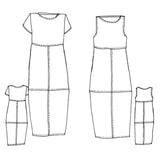 Tessuti - Eva Dress Pattern (UK XXS-XL)