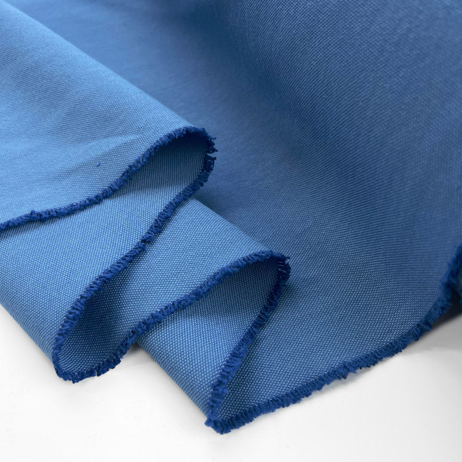 Ex Designer Blue Italian Wool Suiting Fabric Tuscany Sky Fold