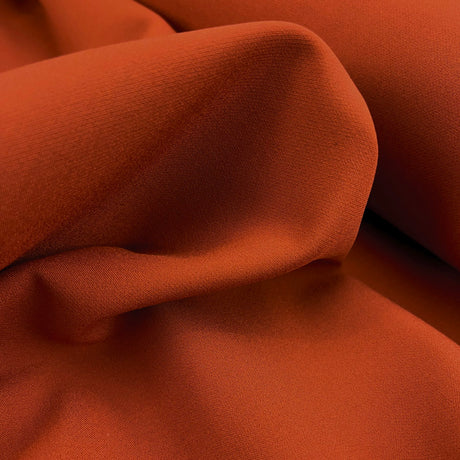 Ex Designer Blue Knitted Form Fitting Fabric Bodycon Rust