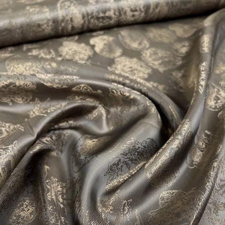 Ezio Set In Stone Viscose Acetate Italian Tailors Lining Fabric