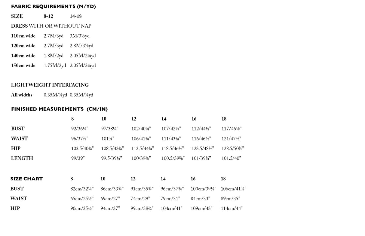 Merchant & Mills - Factory Dress Pattern (UK 8-18)