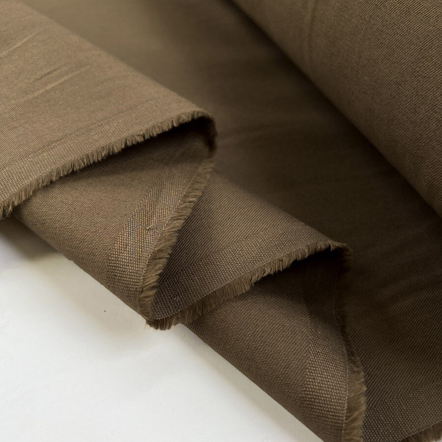 Dark Sand 100% Cotton Twill Trousering Fabric | Falcon – Croft Mill