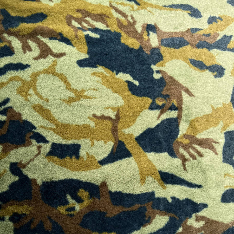 Faux Fur - Camo - Green