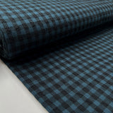 Fibre Mood - Seersucker Check - Teal