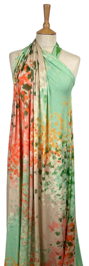 Remnant - Fibre Mood - Viscose Wool Jersey - Coral (0.5m)