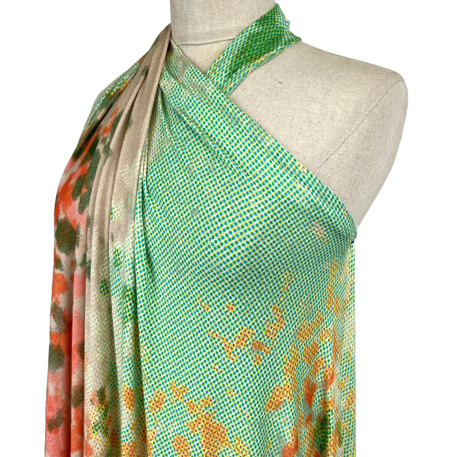 Remnant - Fibre Mood - Viscose Wool Jersey - Coral (0.5m)