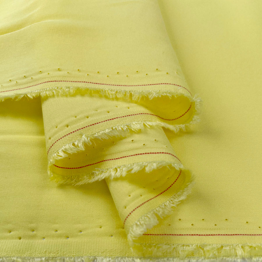 Fibre Mood Viscsose Lyocel Plain Twill Dress Fabric Canary Fold Fm792409