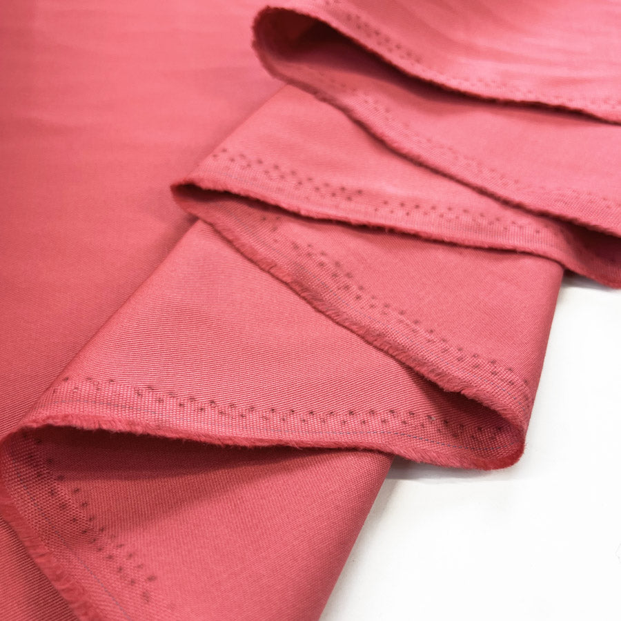 Fine Cotton Twill Chino Fabric Nantucket Red Polo Crimson Fold