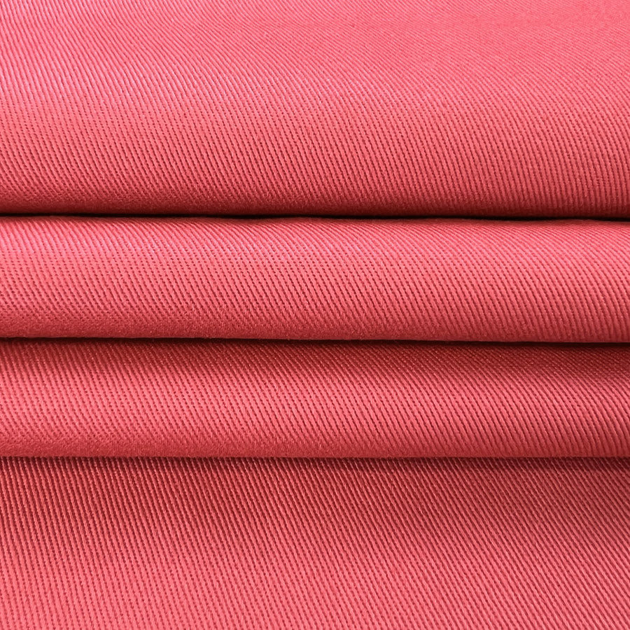 Fine Cotton Twill Chino Fabric Nantucket Red Polo Crimson Front