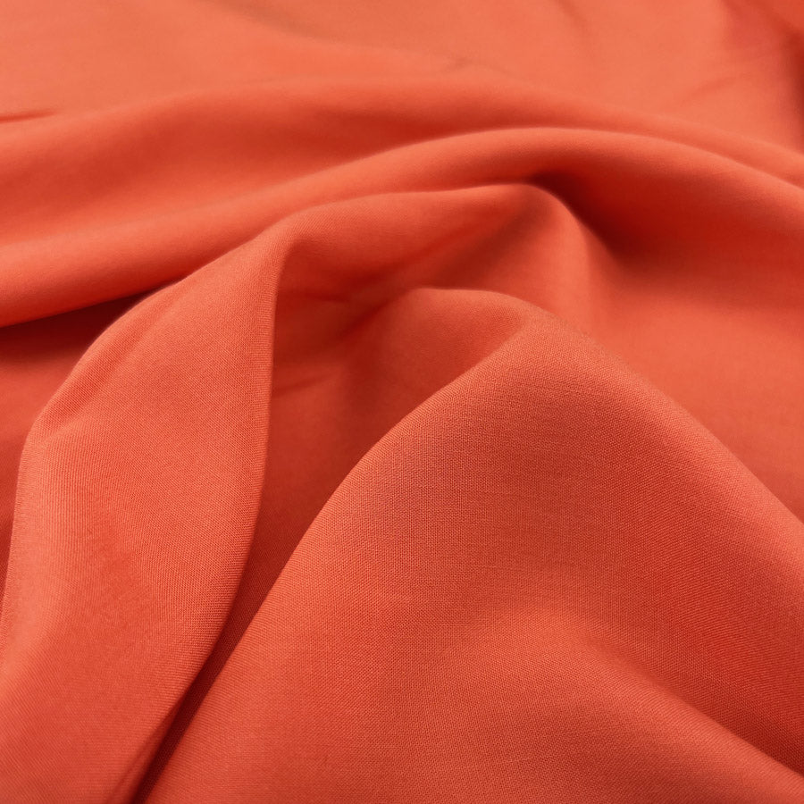 Fine Viscose Plain - Coral