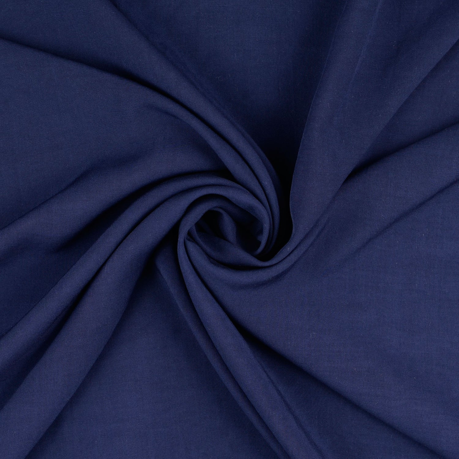 Fine Viscose Plain - Navy