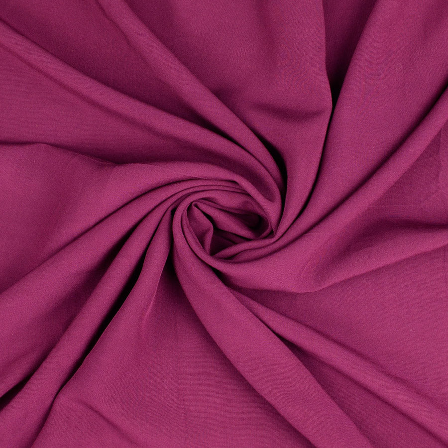 Fine Viscose Plain - Plum