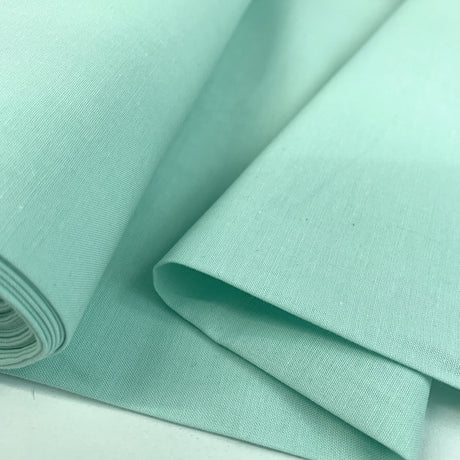 Finest Chambray Mint Lightweight Cotton Fabric