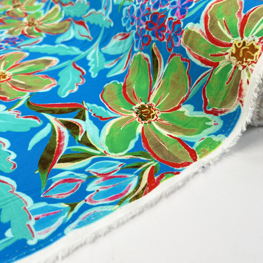 Finest Challis - Tutti Fruiti - Blue