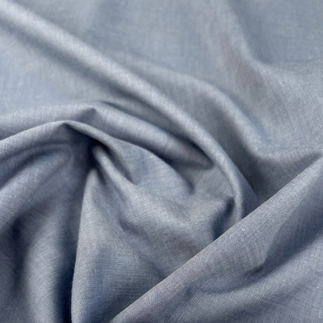 Finest Chambray Denim Cotton Lightweight Plain Woven Dress Fabric Cu 57Af4C87 6Ccf 4195 B2A7 E0Fc4B95F1Ac