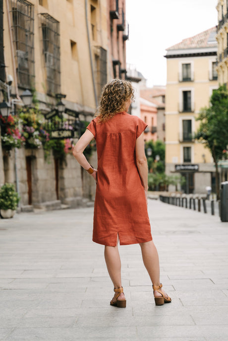 Fira Dress Top Pattern By Liesl And Co 2