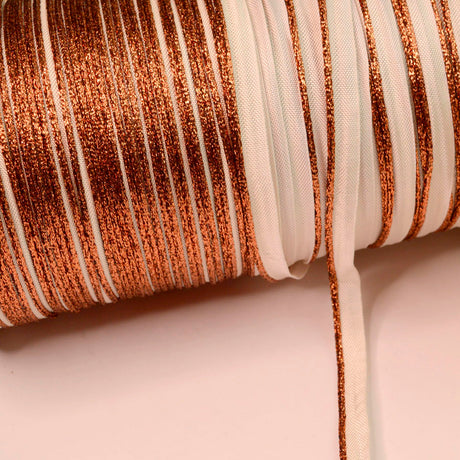 Flanged 2mm Insert Piping Cord Bronze Crafts Cu