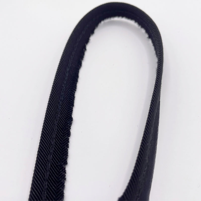 Flanged Insert Piping Cord - Black