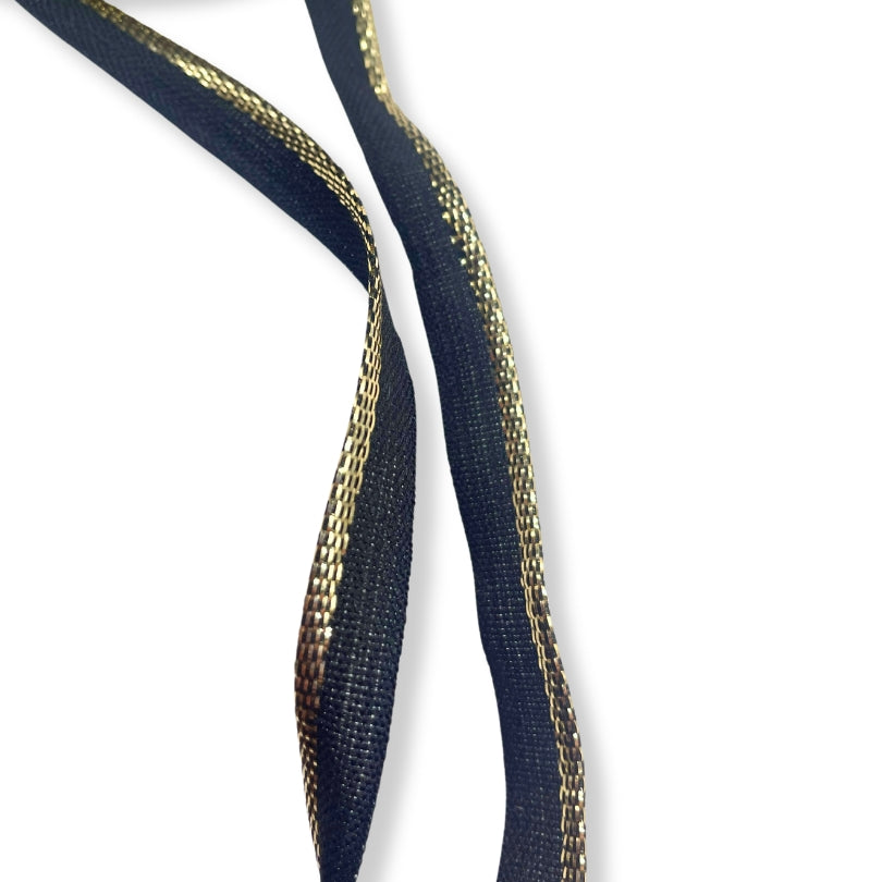 Flanged Insert Piping Cord - Gold & Black