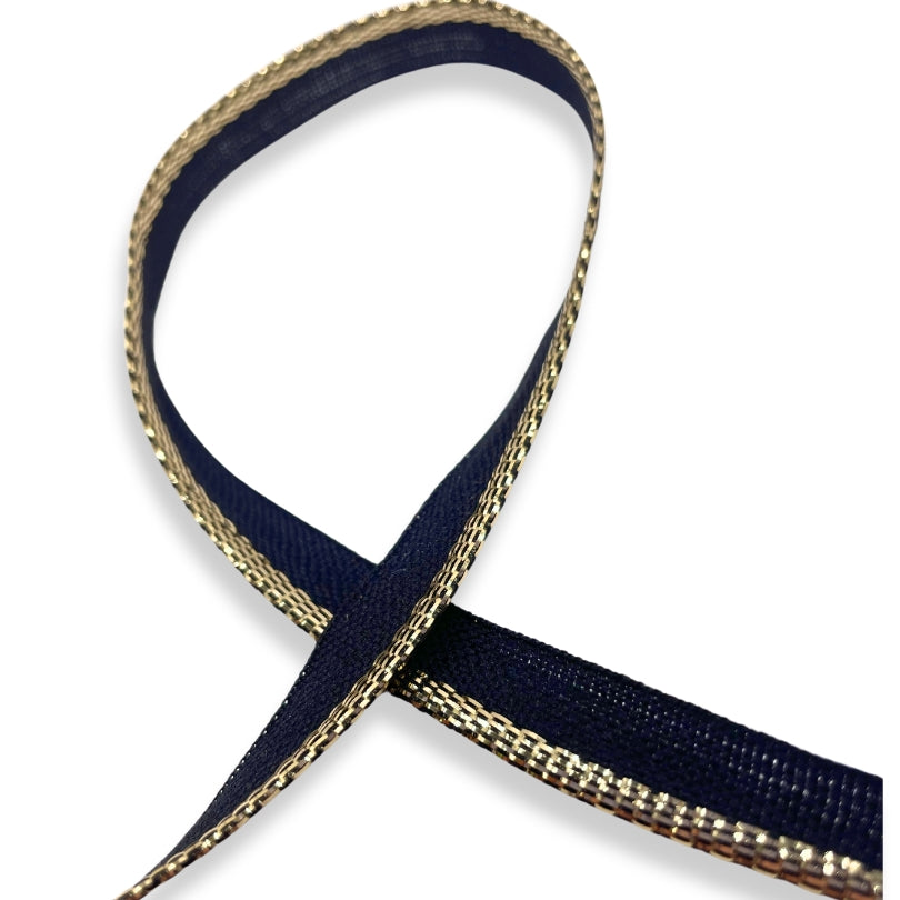 Flanged Insert Piping Cord - Gold & Black