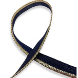 Flanged Insert Piping Cord - Gold & Black
