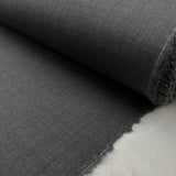 Remnant - Fleece Wool Suiting - Dark Grey (1.2m)