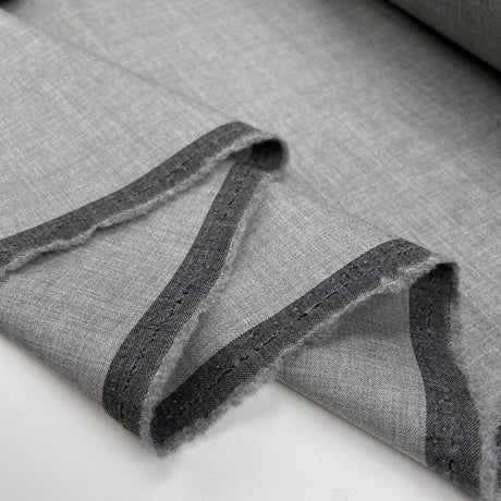 Fleece Wool Suiting - Mid Grey