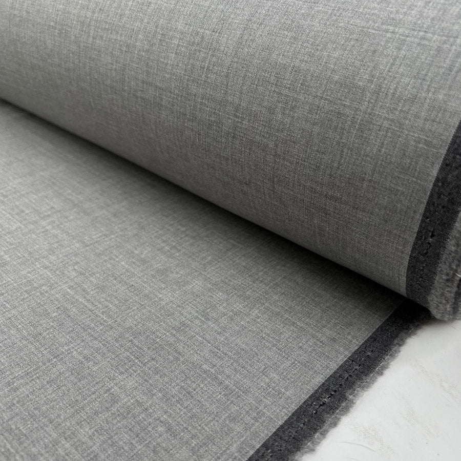 Fleece Wool Suiting - Mid Grey