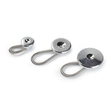 Prym - Flexi Buttons With Loop - Silver (10/15/19mm)