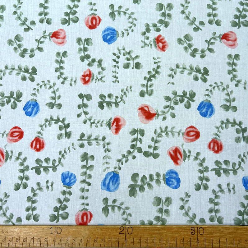 Floating In Circles - Ava Blue & Red